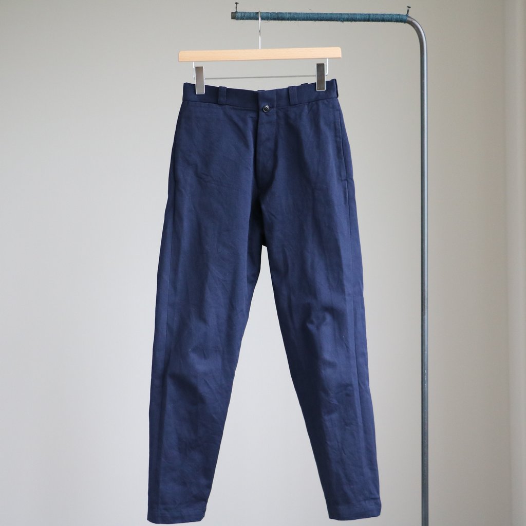 YAECA｜ヤエカ – 2016SS [ Chino Cloth Pants – wide tapered #navy