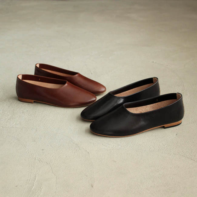 Hender Scheme for WOMEN . 良い革のぺたんこ靴。 – 着楽（チャクラ/ciacura）