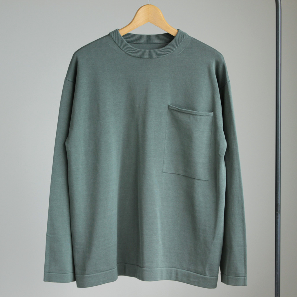 crepuscule｜クレプスキュール – 2016 A/W [ Pocket Knit L/S #green