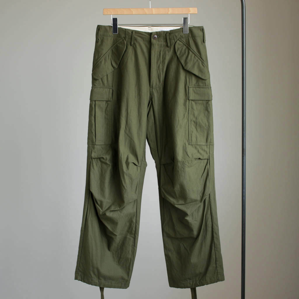 YAECA｜ヤエカ – 2017SS [M-51 Field Pants #olive/satin (176100 MEN 