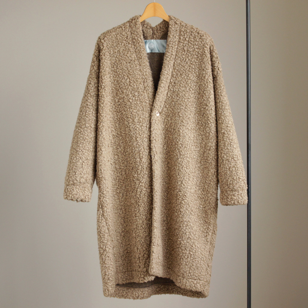 Dulcamara | ドゥルカマラ [ ソフトボアガウンコート #camel beige