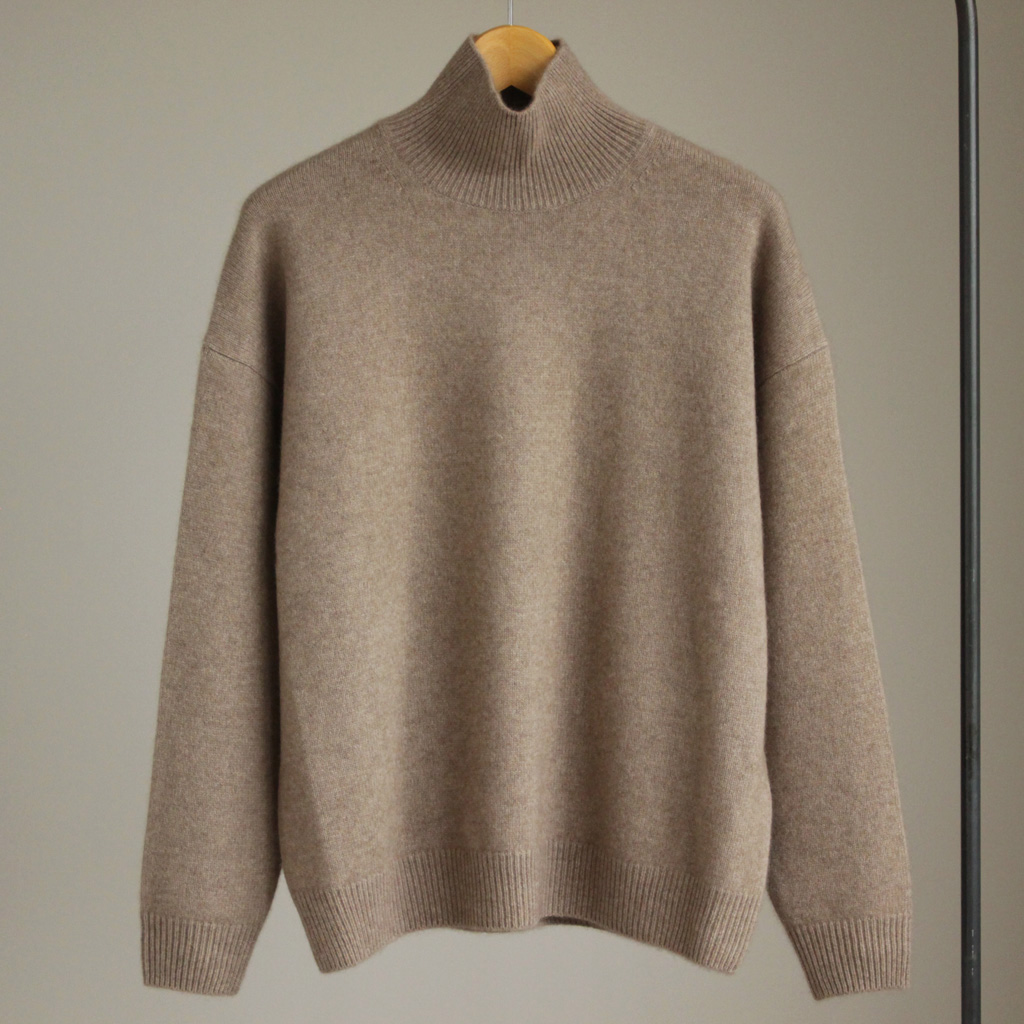 AURALEE | オーラリー [ BABY CASHMERE KNIT TURTLE NECK P/O #natural 