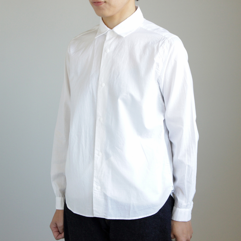 YAECA | ヤエカ [ Comfort Shirt – relax #white ] – 着楽（チャクラ