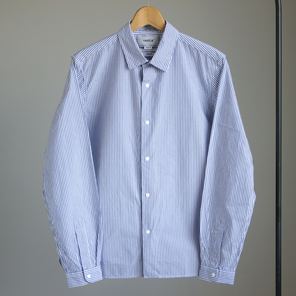 YAECA | ヤエカ [ Comfort Shirt – standard #blue stripe ] – 着楽 ...
