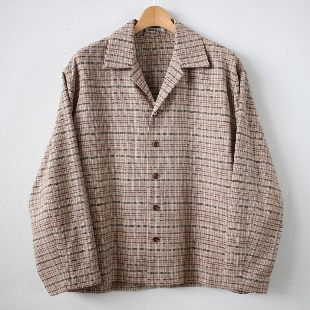 AURALEE | オーラリー [ SILK SUMMER TWEED BLOUSON #CHECK [A8SB02TW 