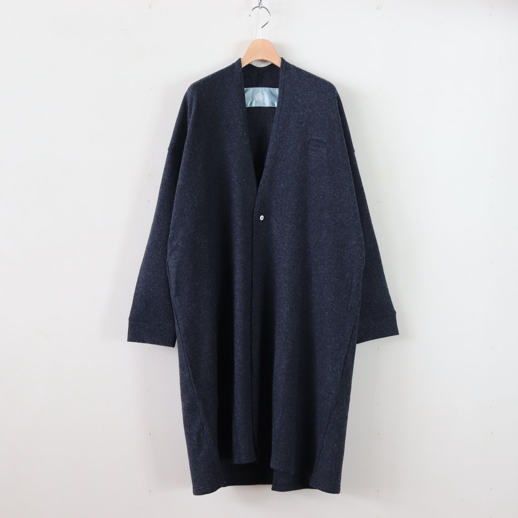 COTTON100%Dulcamara ドゥルカマラ アンゴラ天竺ガウン size1 Navy