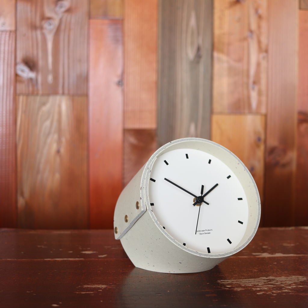 Landscape Products | ランドスケーププロダクツ [ DESK CLOCK #WHITE