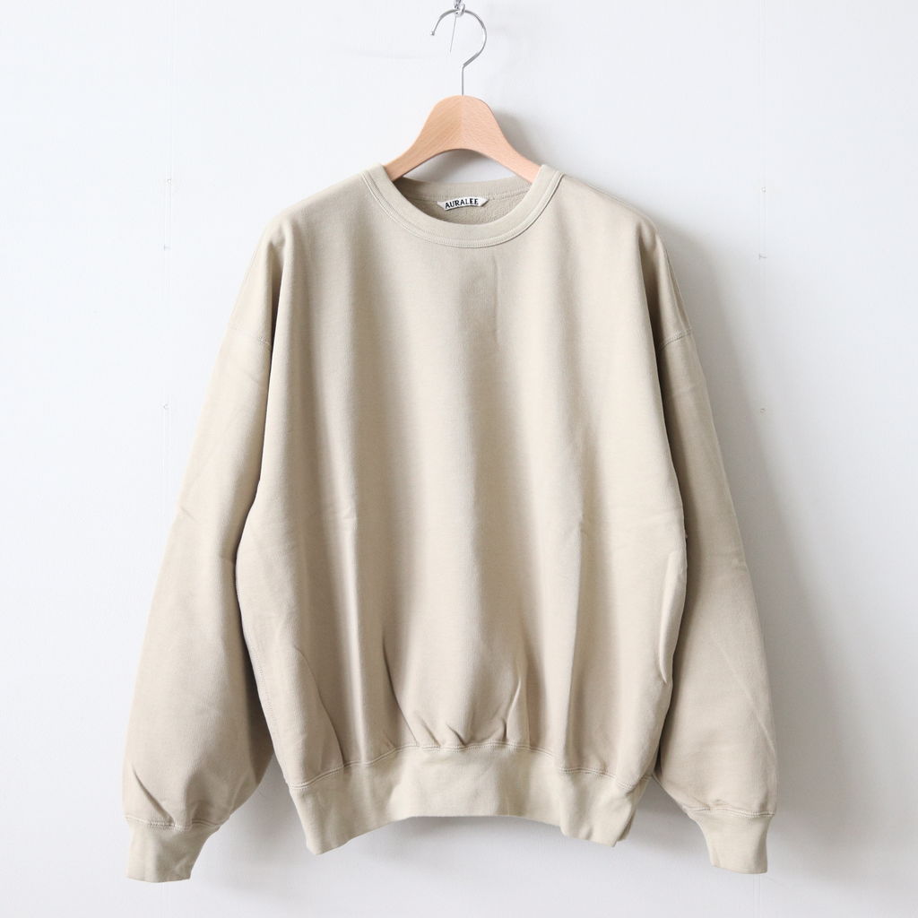 AURALEE | オーラリー [ SUPER SOFT SWEAT BIG P/O #GRAY BEIGE