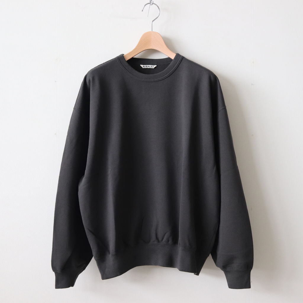 AURALEE | オーラリー [ SUPER SOFT SWEAT BIG P/O #INK BLACK