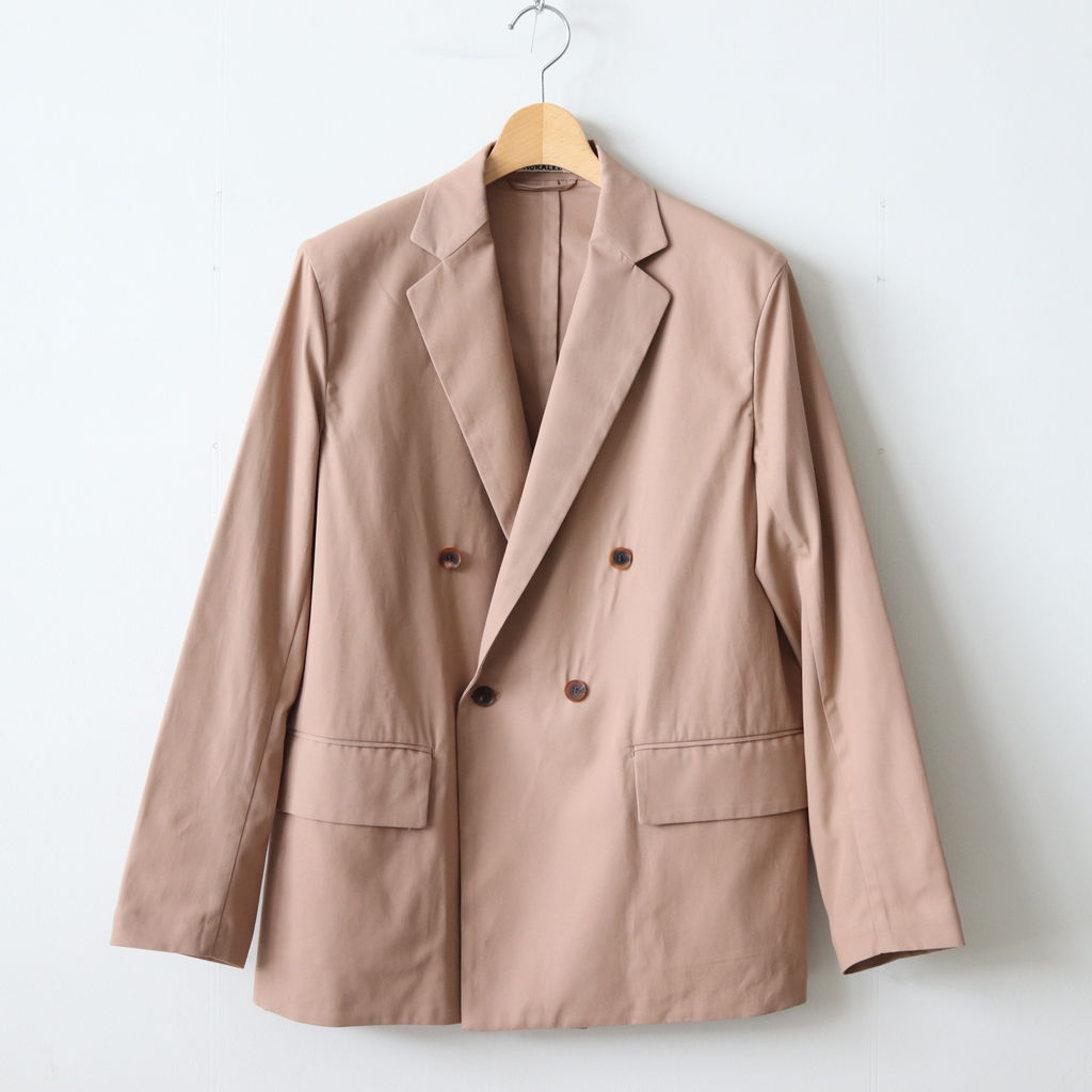 AURALEE | オーラリー [ HARD TWIST GABARDINE DOUBLE-BREASTED JACKET 