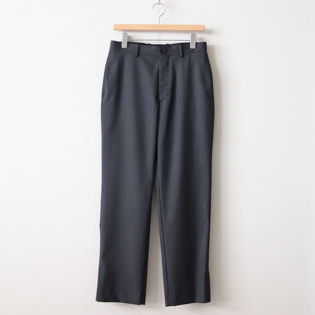 オーラリー　WOOL SILK TROPICAL SLIT SLACKS