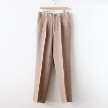 AURALEE | オーラリー [ LINEN SILK SUMMER TWEED SLACKS #BROWN CHAMBRAY [A9SP03LS]  ] – 着楽（チャクラ/ciacura）