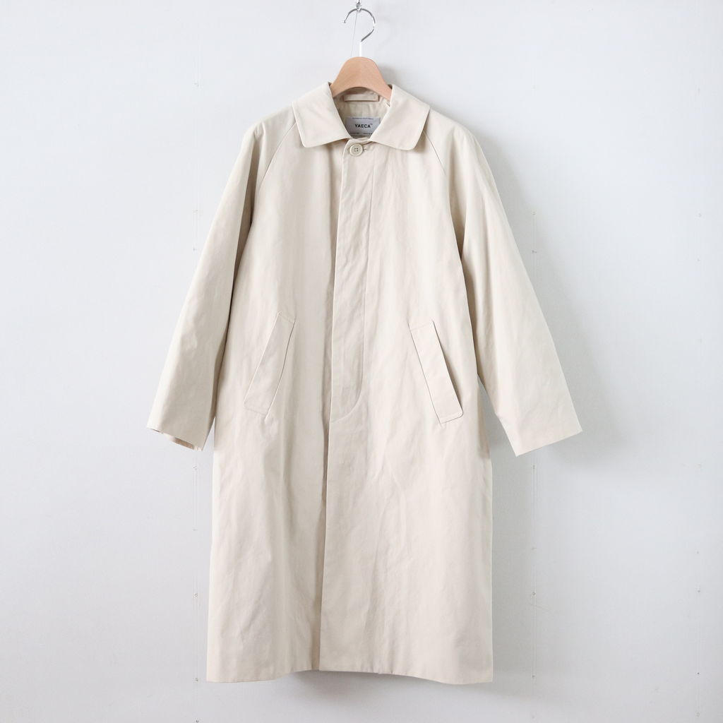 YAECA | ヤエカ [ SOUTIEN COLLAR COAT STANDARD #BEIGE [69501] ] –  着楽（チャクラ/ciacura）