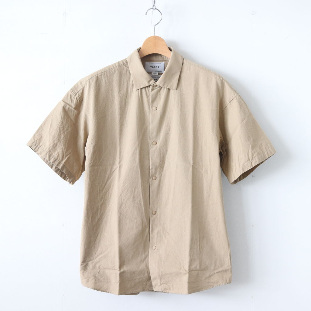 YAECA | ヤエカ [ COMFORT SHIRT EXTRA WIDE S/S #KHAKI [19141