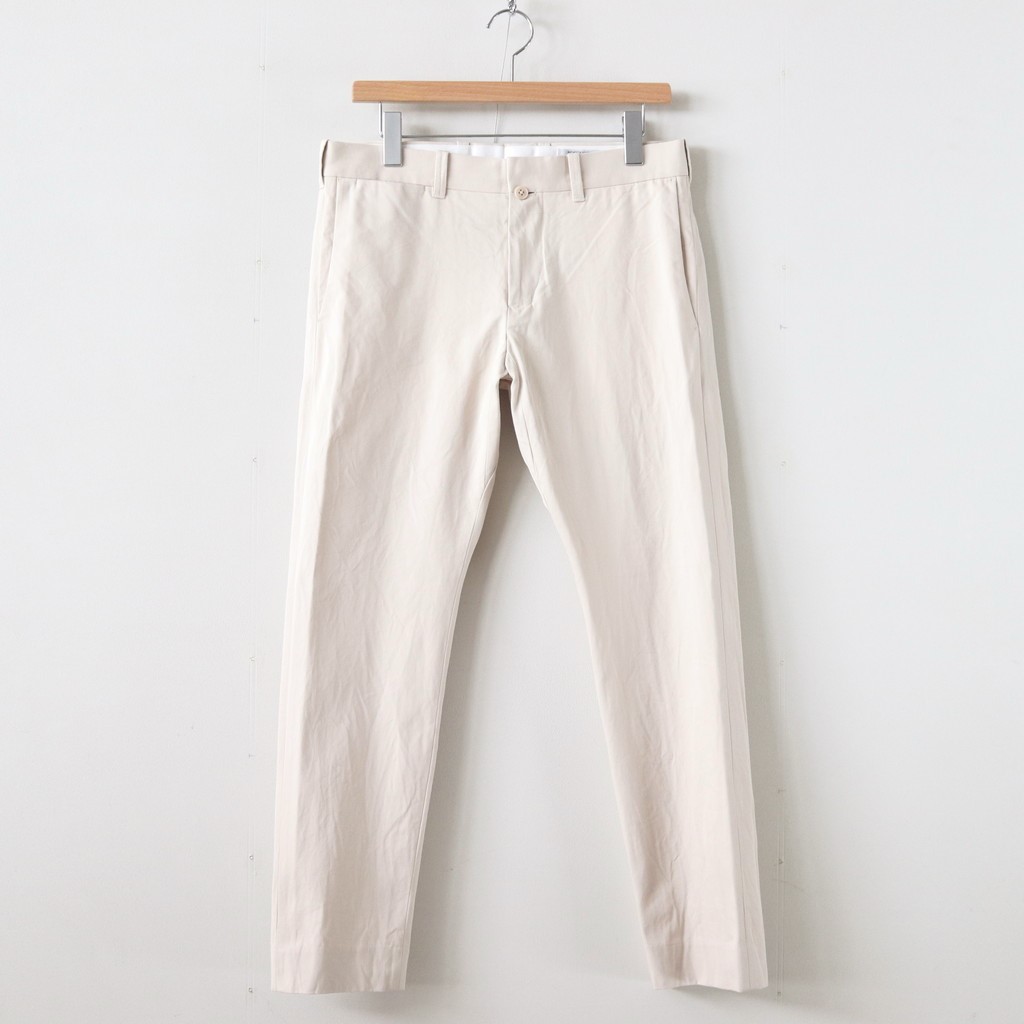 YAECA | ヤエカ [ CHINO CLOTH PANTS NARROW #BEIGE [19607] ] – 着楽