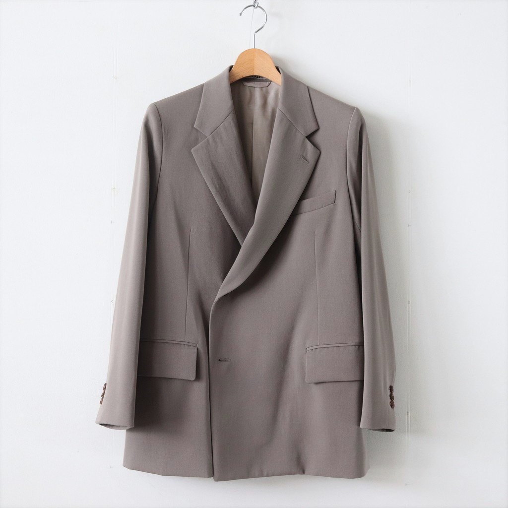 AURALEE WOOL MAX GABARDINE DOUBLE JACKET - テーラードジャケット