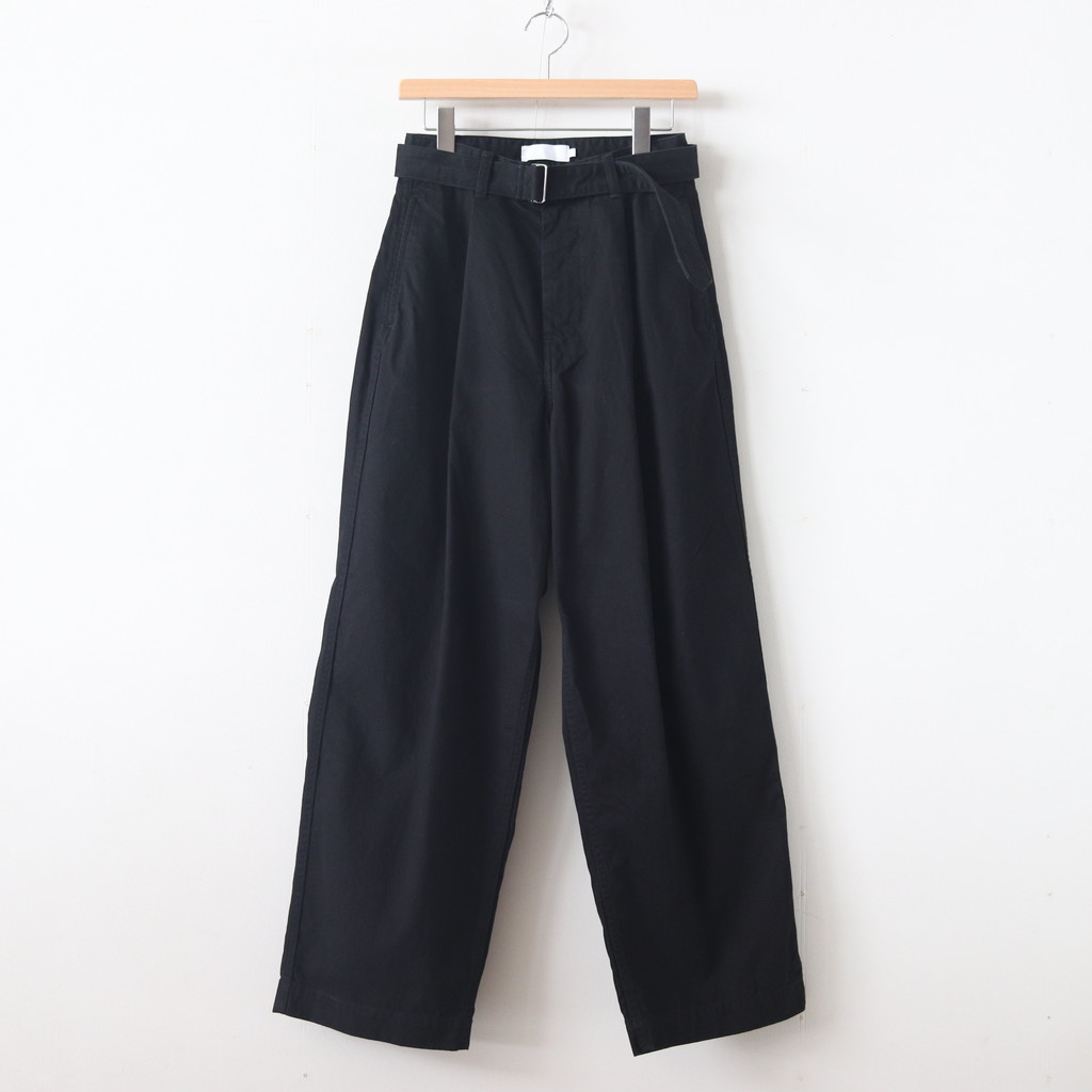 Graphpaper | グラフペーパー [ MILITARY CLOTH BELTED PANTS #BLACK ...
