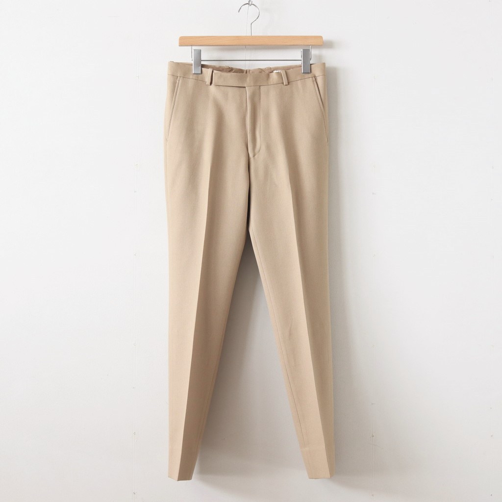 AURALEE | オーラリー [ WOOL SERGE NARROW SLACKS #BEIGE [A9AP03WS