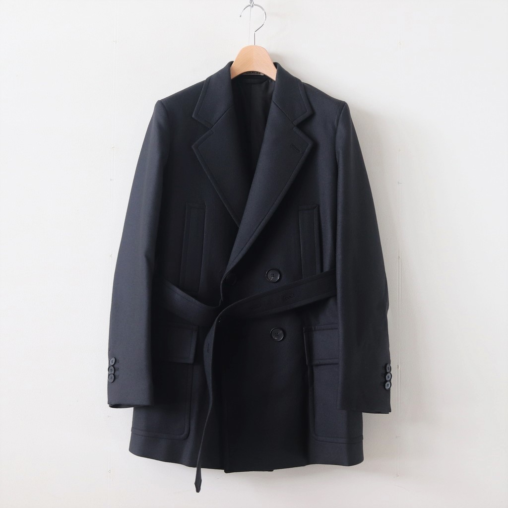 オーラリー AURALEE LIGHT MELTON HALF COAT ハーフコート