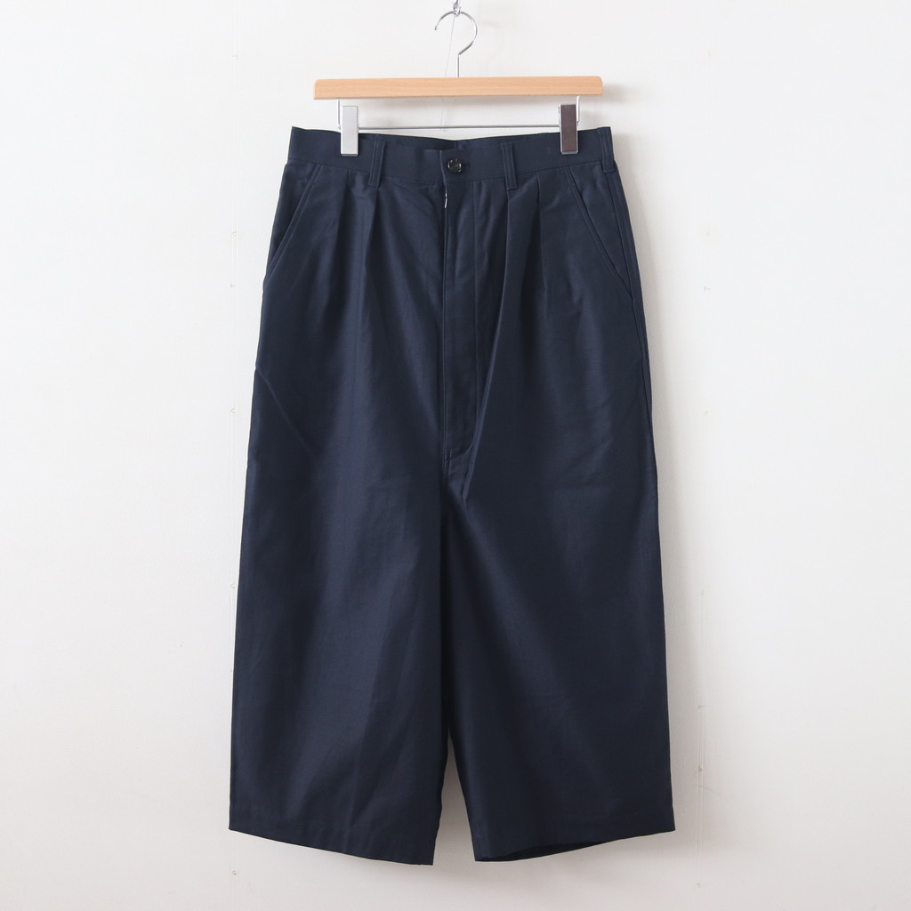 COMME des GARCONS HOMME | コム デ ギャルソン オム [ 綿バックサテン2タックパンツ #NAVY  [HD-P025-051] ] – 着楽（チャクラ/ciacura）