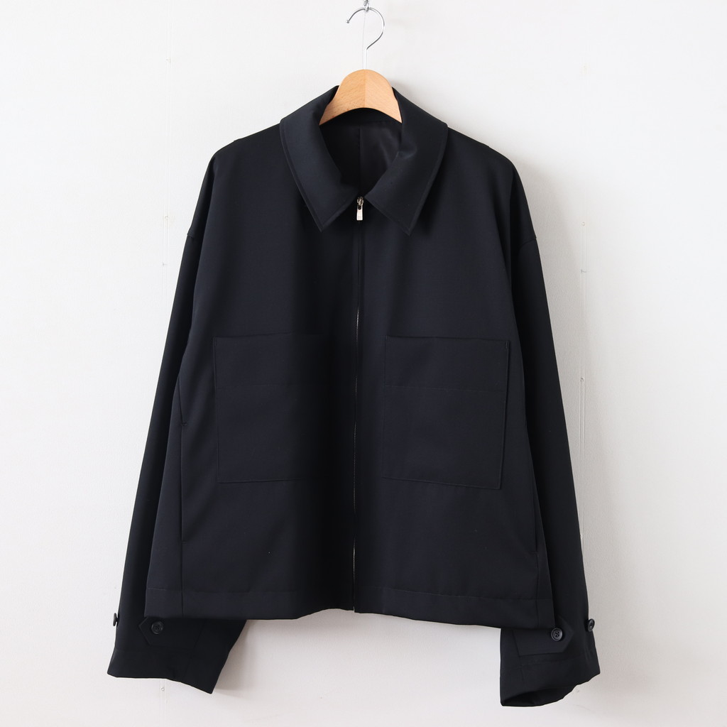 stein | シュタイン [ OVER SLEEVE DRIZZLER JACKET #BLACK [ST.093-1