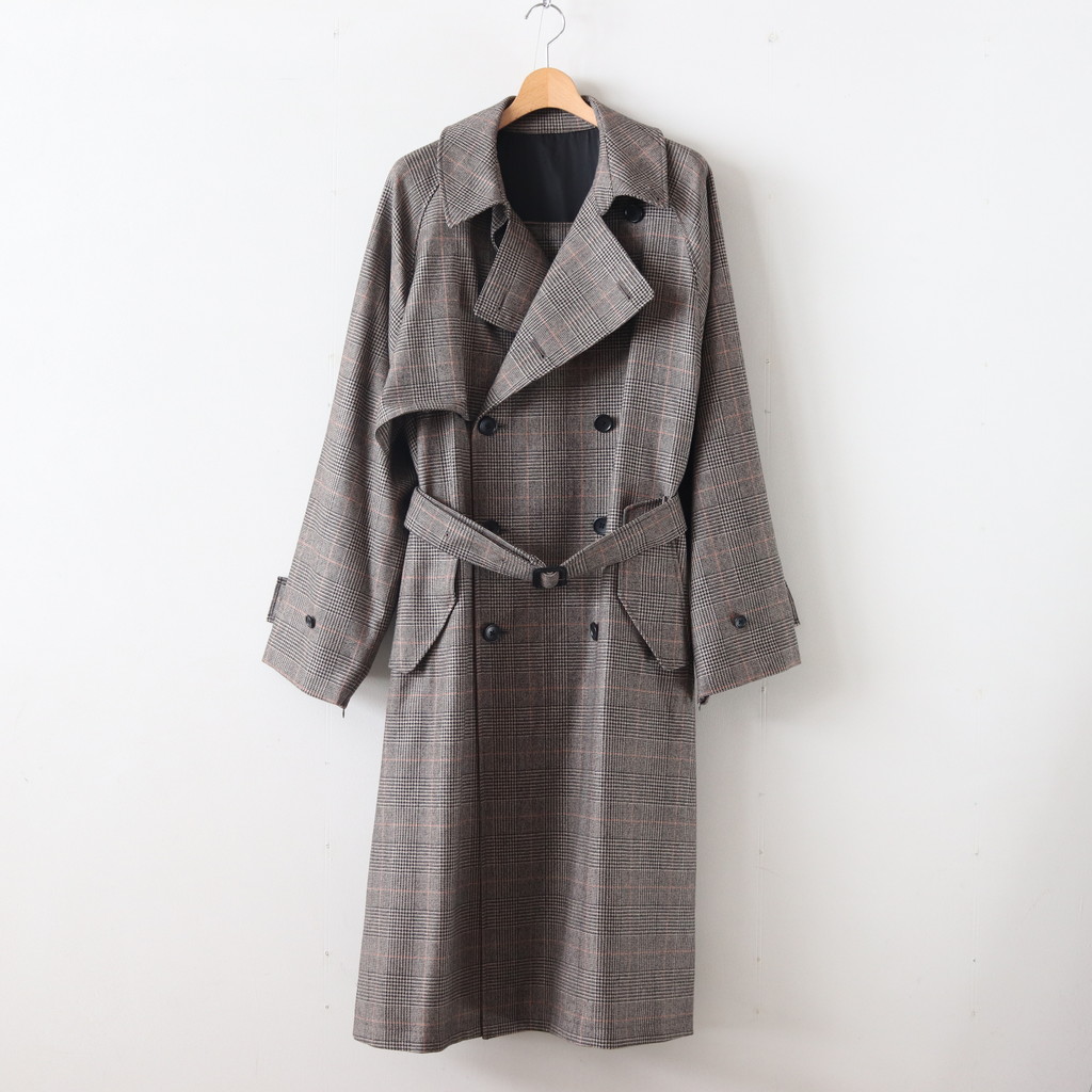 stein | シュタイン [ LAY OVERSIZED OVERLAP COAT #WINDOW PEN [ST