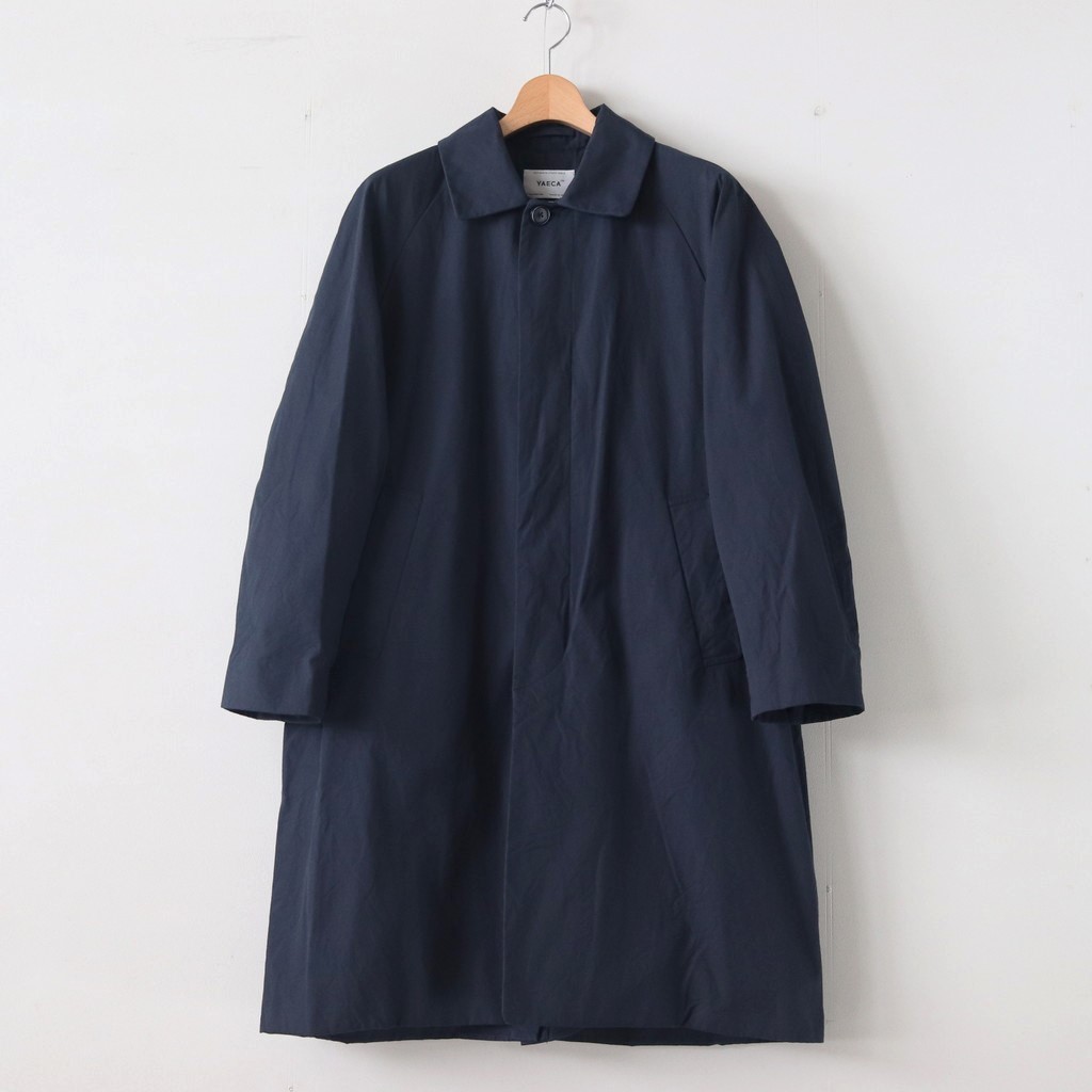 YAECA | ヤエカ [ SOUTIEN COLLAR COAT STANDARD #NAVY [19552] ] –  着楽（チャクラ/ciacura）