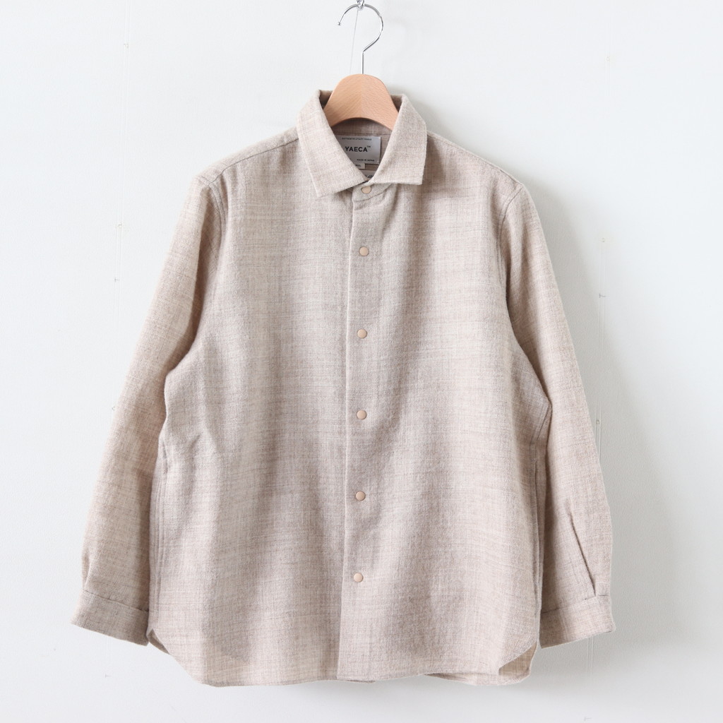 YAECA | ヤエカ [ COMFORT SHIRT WIDE #BEIGE [69157] ] – 着楽（チャクラ/ciacura）