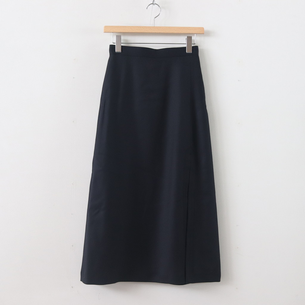 AURALEE | オーラリー [ WOOL KID MOHAIR KERSEY SLIT SKIRT