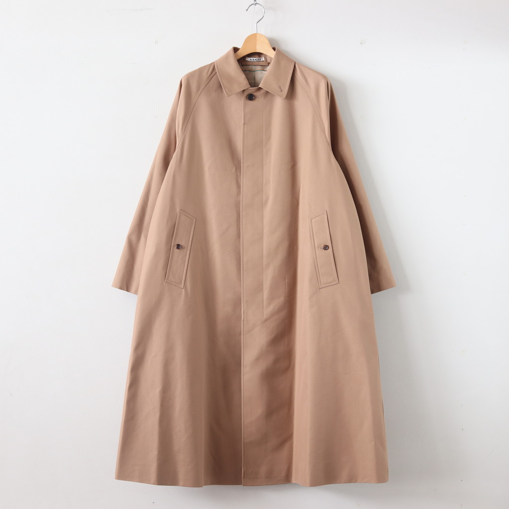 AURALEE | オーラリー [ COTTON SILK GABARDINE LONG SOUTIEN COLLAR