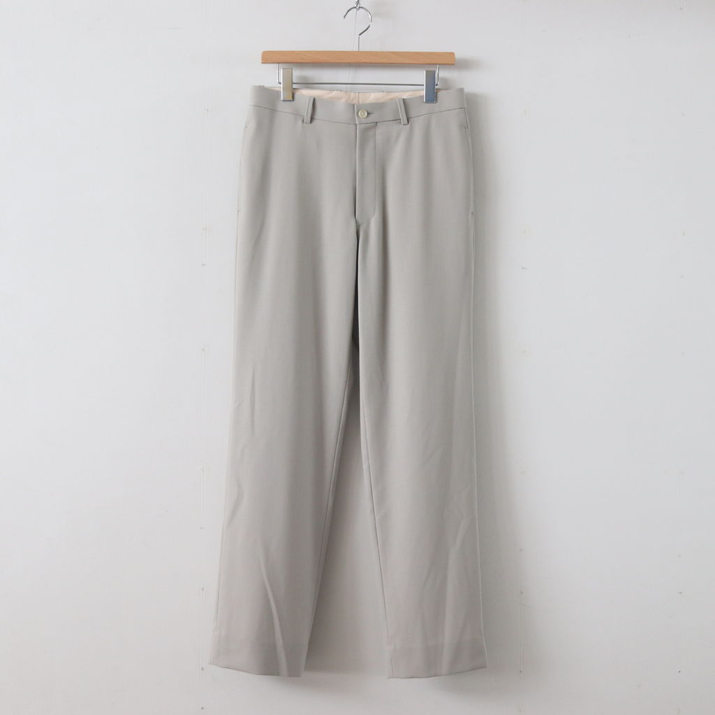 AURALEE | オーラリー [ HARD TWIST WOOL DOBBY SLACKS #LIGHT GRAY