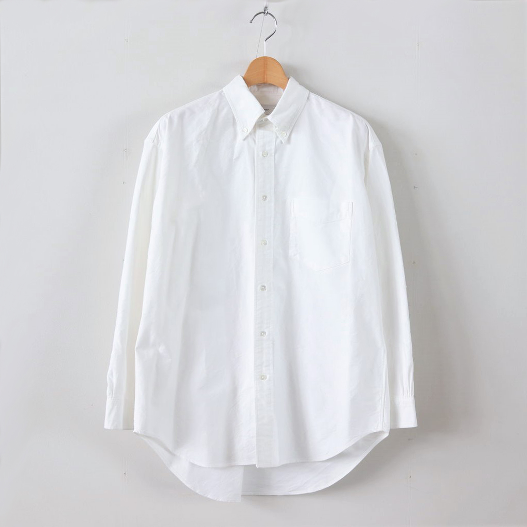 Graphpaper | グラフペーパー [ OXFORD L/S B.D BOX SHIRT #WHITE