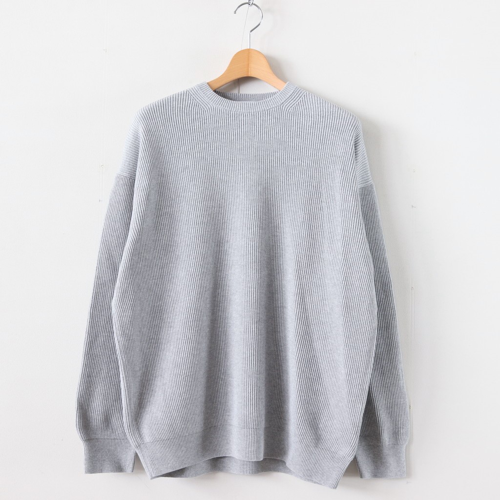 Graphpaper   グラフペーパー [ HIGH DENSITY COTTON KNIT CREW NECK