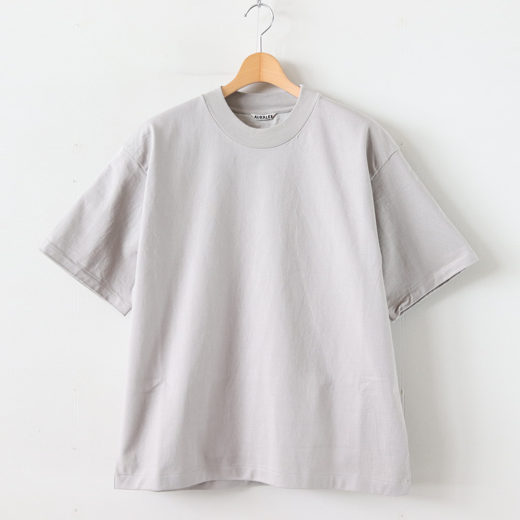 AURALEE | オーラリー [ STAND UP TEE #PALE GRAY [A20ST01SU] ] – 着 