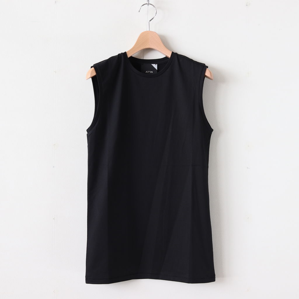 ATON | エイトン [ SUVIN 60/2 TANK-TOP #BLACK [KKAGBM0014