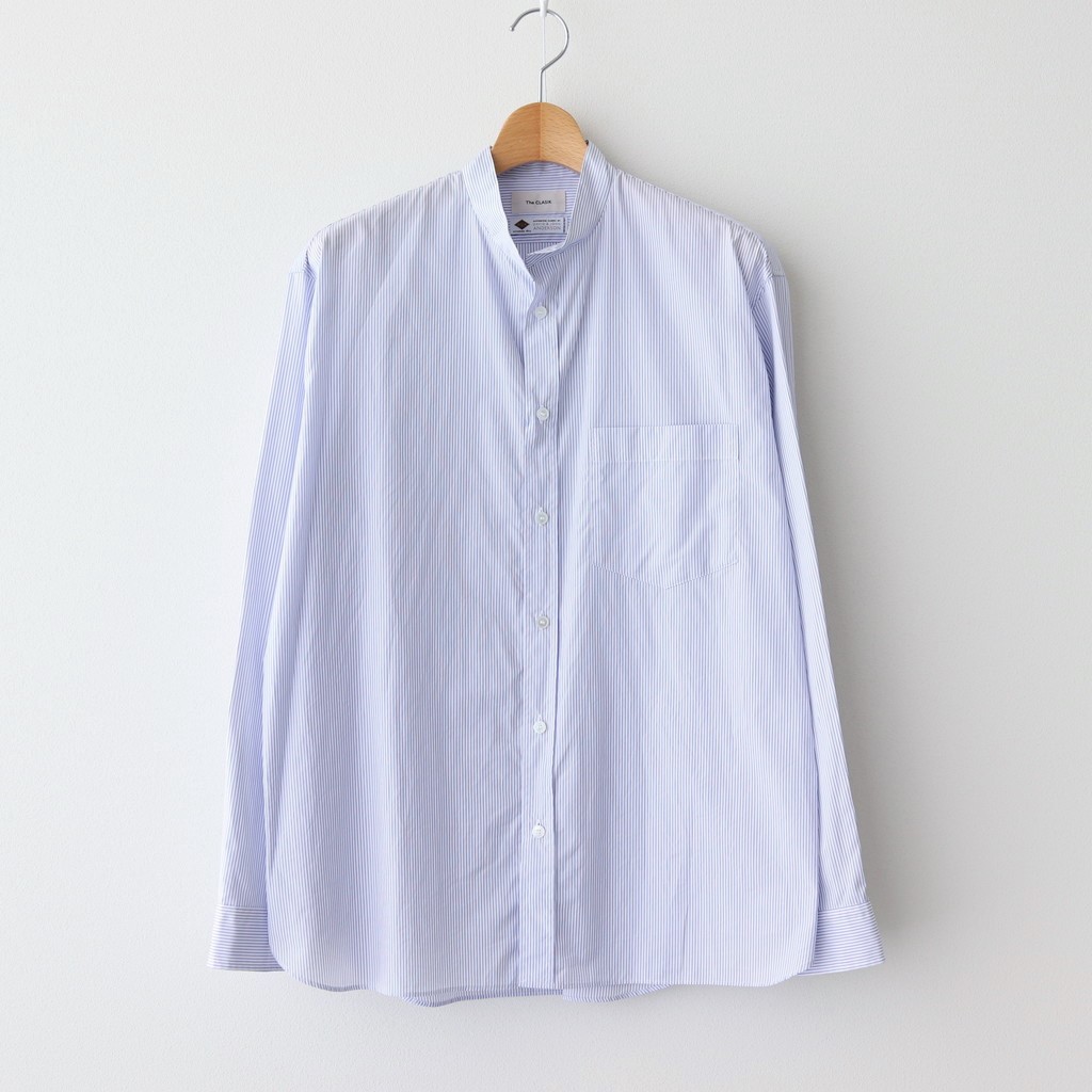 The CLASIK | ザ・クラシック [ COLLARLESS SHIRT COTTON – DJA RAIL ...