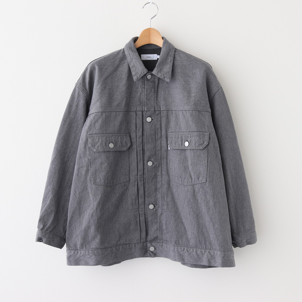 Graphpaper | グラフペーパー [ COLORFAST DENIM BLOUSON #GRAY [GM203