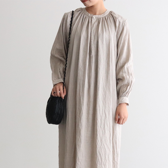 PICK UP｜YAECA / GATHER BLOUSE LONG [90740] – 着楽（チャクラ/ciacura）