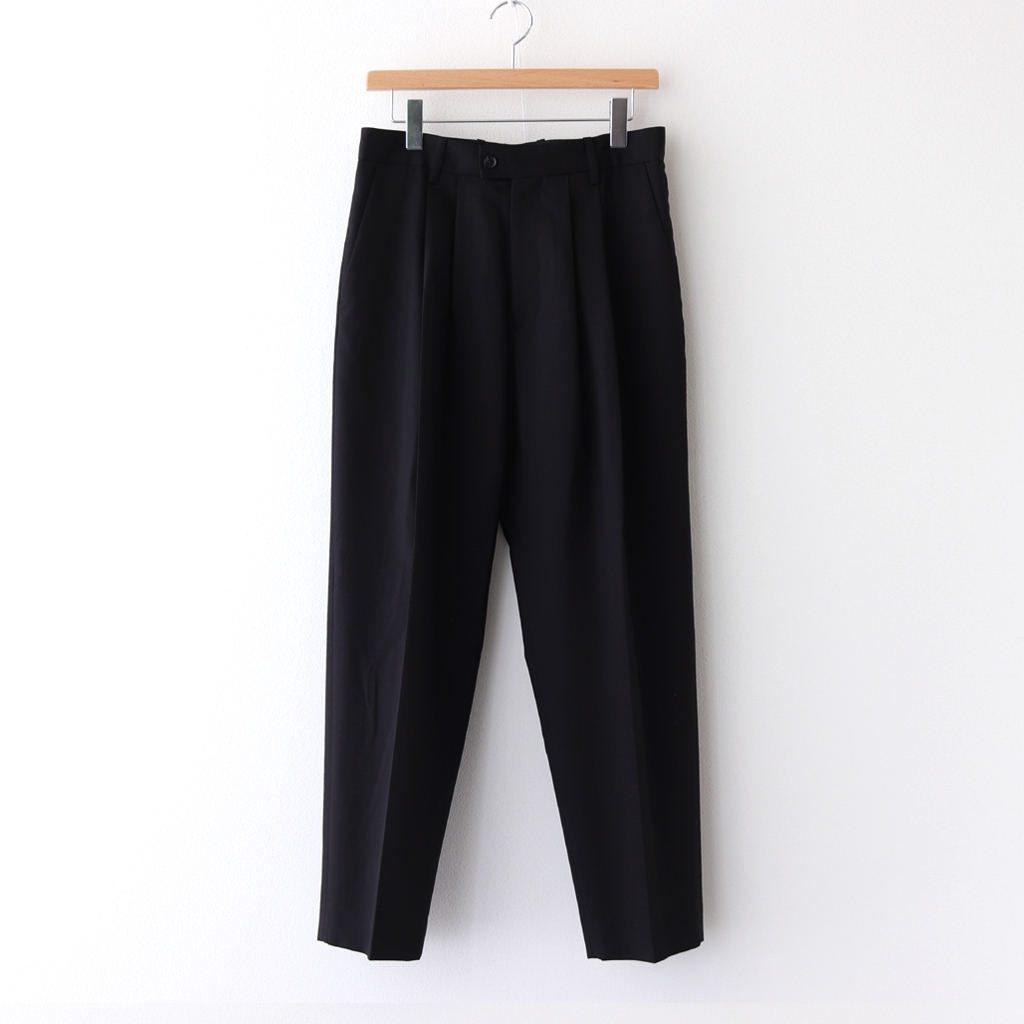 stein | シュタイン [ WIDE TAPERED TROUSERS #BLACK [ST.178-1] ] – 着楽（チャクラ/ciacura）