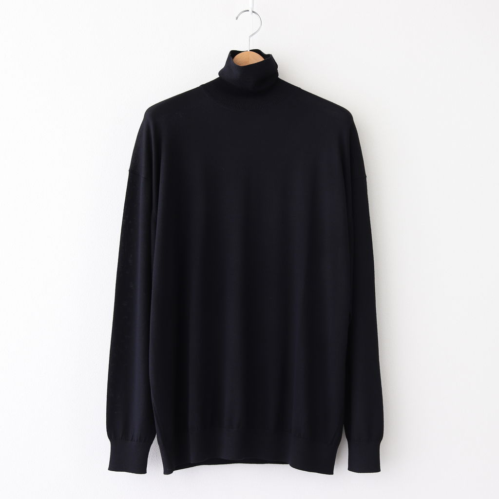 Graphpaper | グラフペーパー [ HIGH GAUGE HIGH NECK KNIT #BLACK