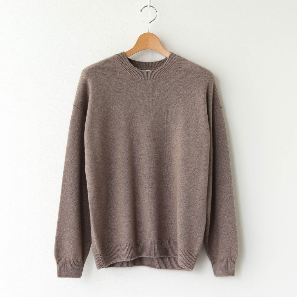 AURALEE | オーラリー [ BABY CASHMERE KNIT P/O #NATURAL BROWN