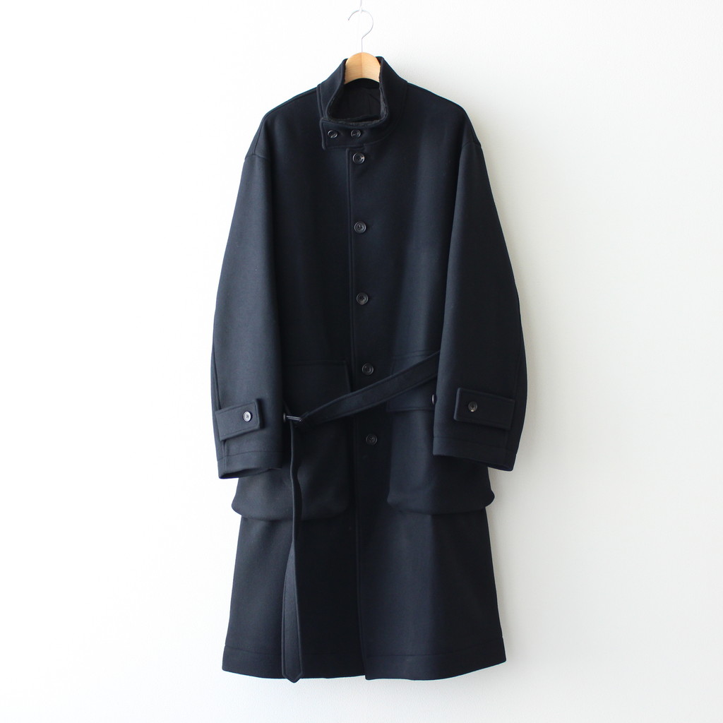 stein | シュタイン [ OVER SLEEVE STAND COLLAR COAT #BLACK [ST.172