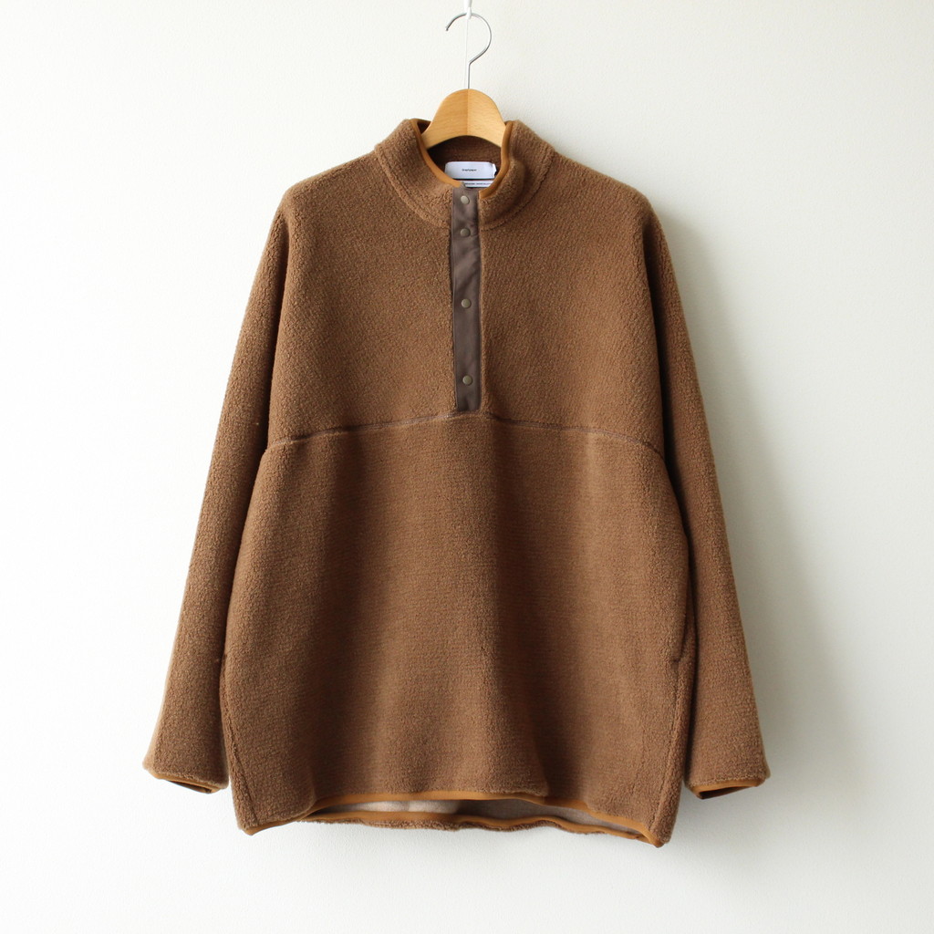 Graphpaper | グラフペーパー [ WOOL BOA HIGH NECK PULL OVER #CAMEL