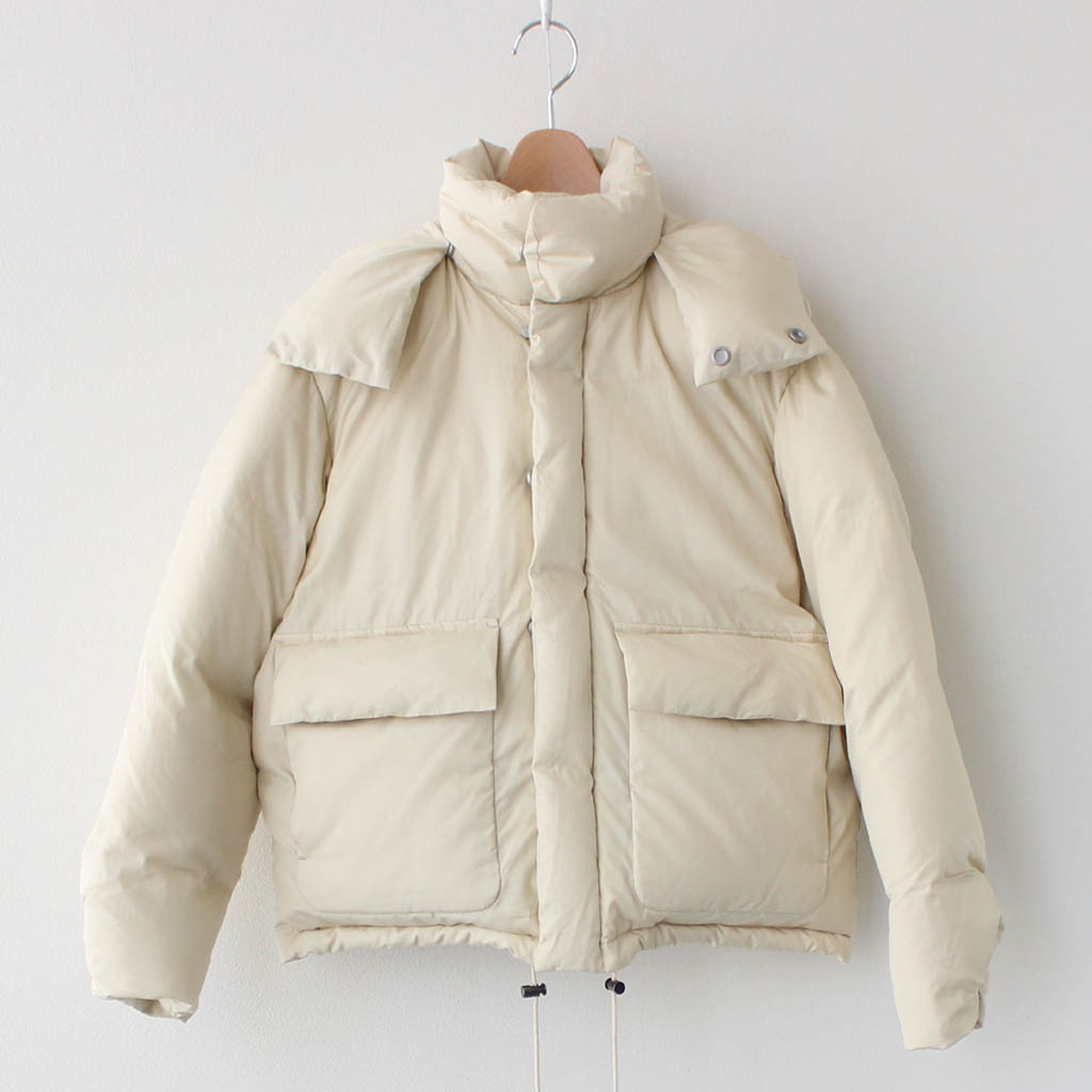 本物保証定番AURALEE オーラリー A20AB02SV SUVIN HIGH COUNT CLOTH DOWN JACKET ダウンジャケット 0/ブラック Mサイズ