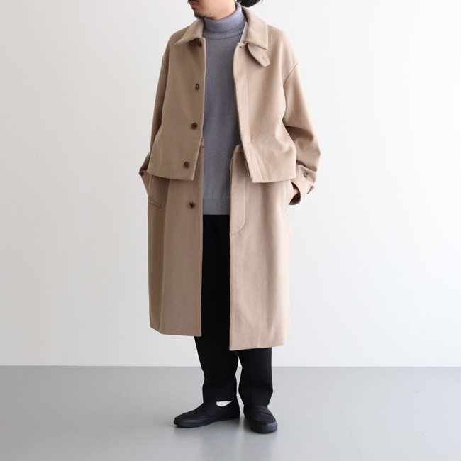 YOKE 19AW 3WAY BAL COLLAR SHARE COAT - ステンカラーコート