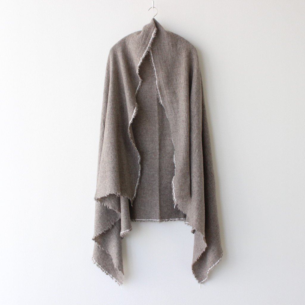 YAECA | ヤエカ [ YAK WOOL STOLE #L.BROWN [50951] ] – 着楽