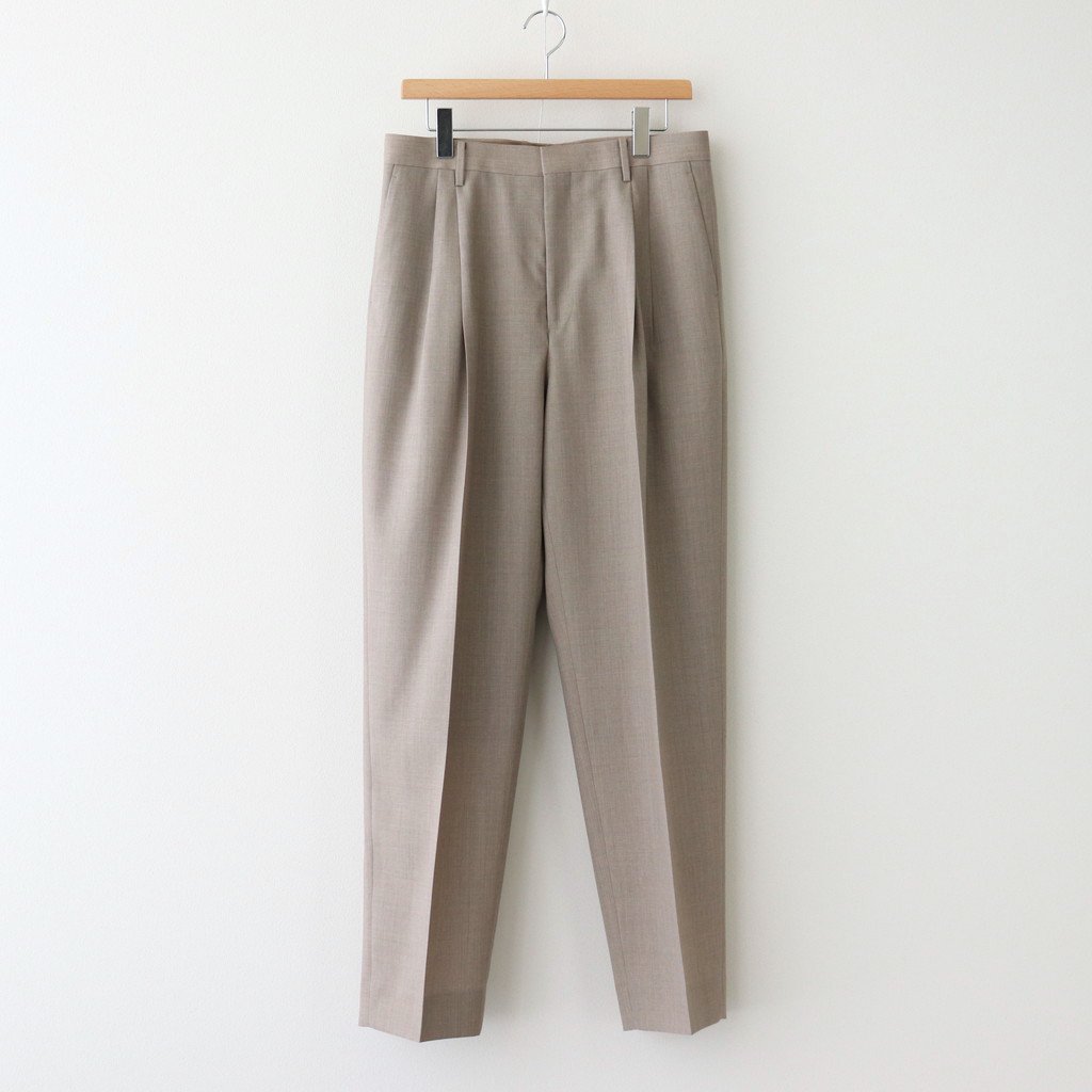 AURALEE WASHABLE WOOL TROPICAL SLACKS - スラックス