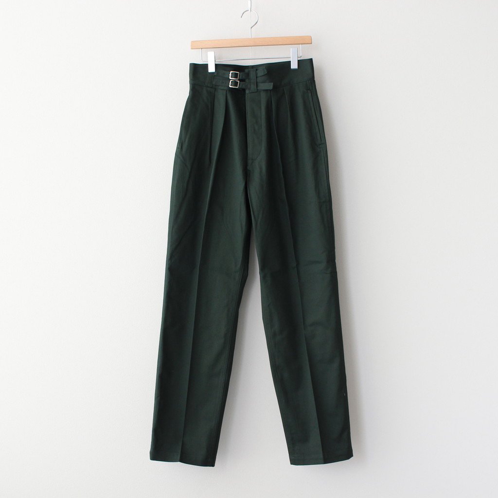 LENO | リノ [ DOUBLE BELTED GURKHA TROUSERS #KHAKI [H2101-PT001