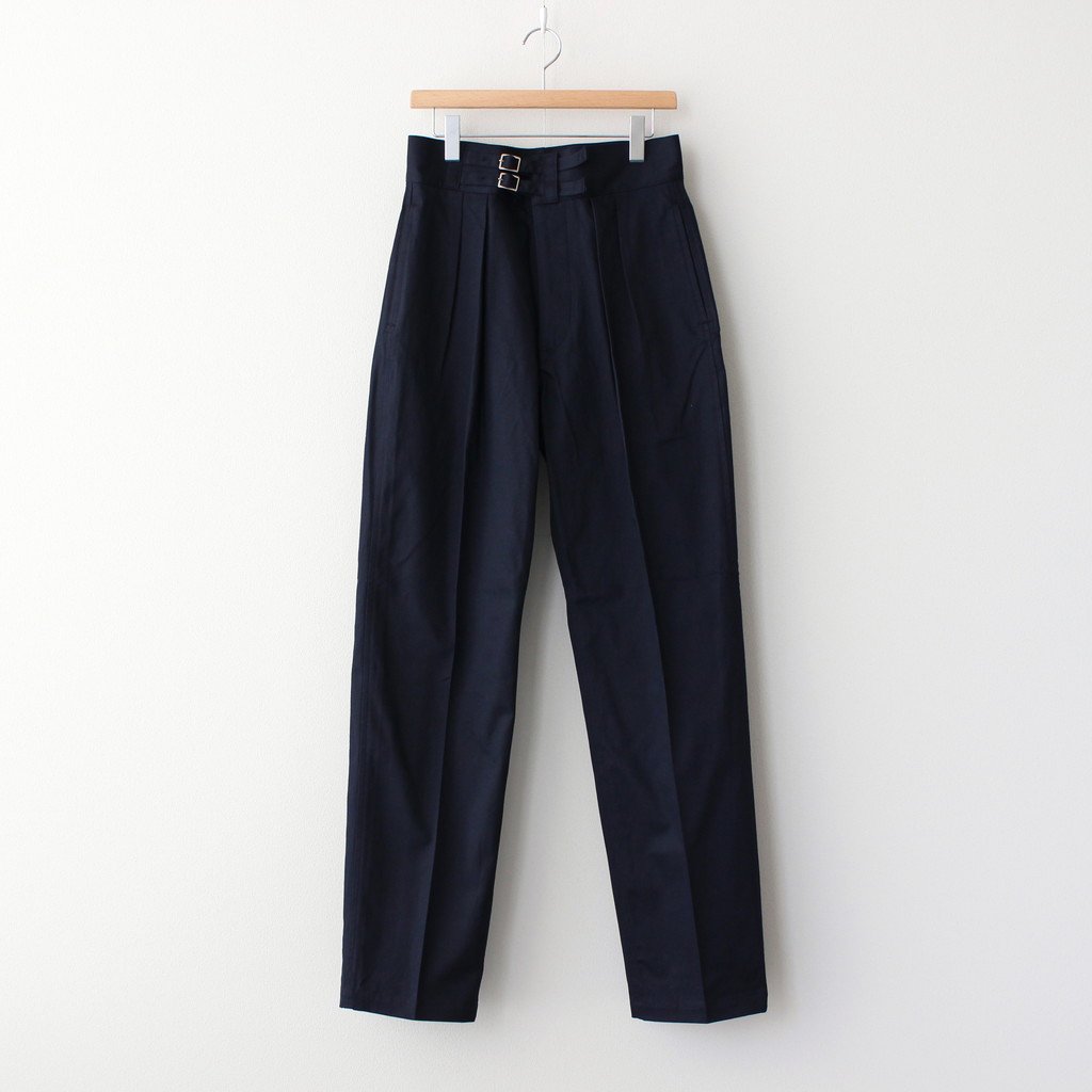 LENO | リノ [ DOUBLE BELTED GURKHA TROUSERS #DARK NAVY [H2101