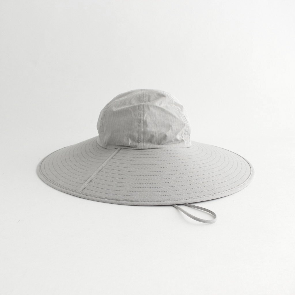 [ WASHED FINX RIPSTOP CHAMBRAY SUN HAT